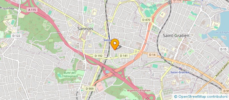 localisation de l'entreprise SCI SD 93  SANNOIS