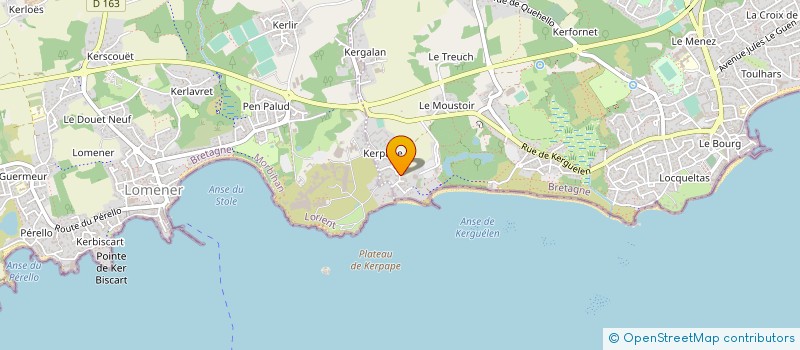 localisation de l'entreprise SCI SD IMMOBILIER  LARMOR-PLAGE