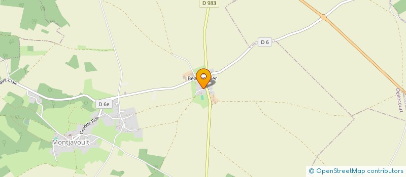 localisation de l'entreprise SCI SD INVEST  MONTJAVOULT