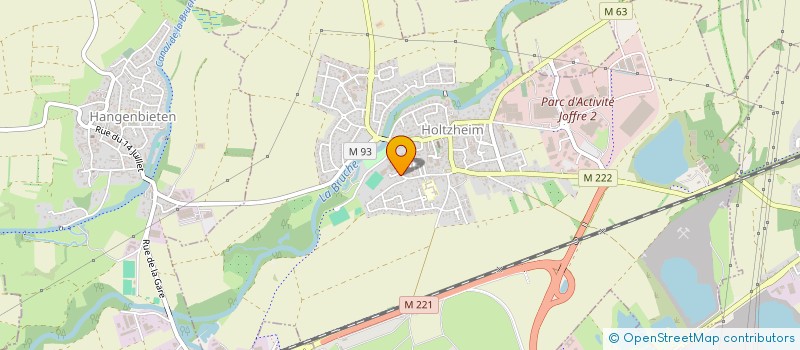 localisation de l'entreprise SCI SD LOGOTETA  HOLTZHEIM