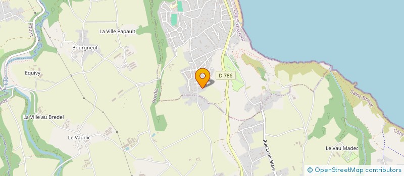 localisation de l'entreprise SCI SD2  BINIC-ETABLES-SUR-MER