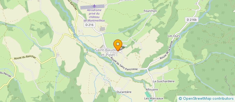 localisation de l'entreprise SCI SD2M  PREBOIS