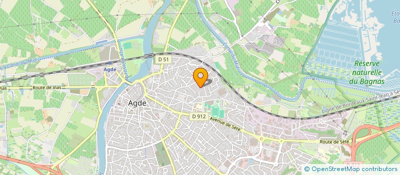 localisation de l'entreprise SCI SDA  AGDE