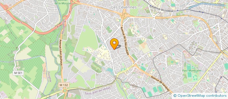 localisation de l'entreprise SCI SDB à MONTPELLIER