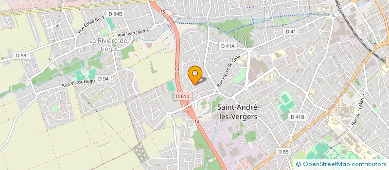 localisation de l'entreprise SCI SDB LOCATIONS  SAINT-ANDRE-LES-VERGERS