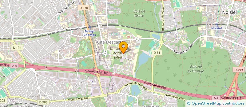 localisation de l'entreprise SCI SDCC  CHAMPS-SUR-MARNE