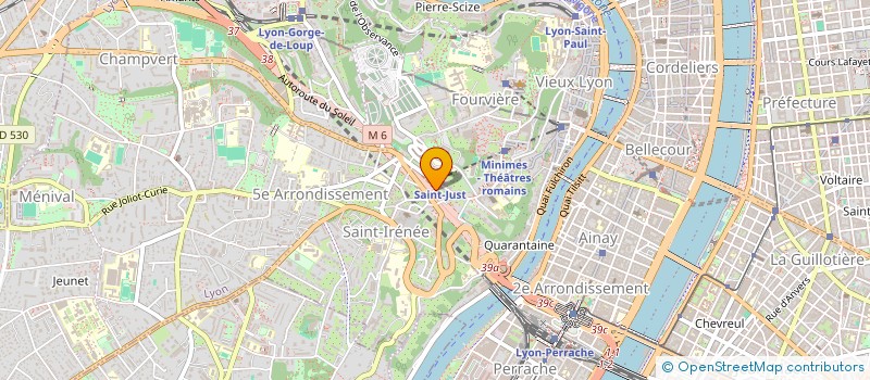 localisation de l'entreprise SCI SDD PONCY  LYON