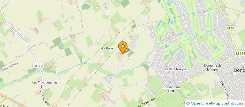 localisation de l'entreprise SCI SDDP  WAMBRECHIES