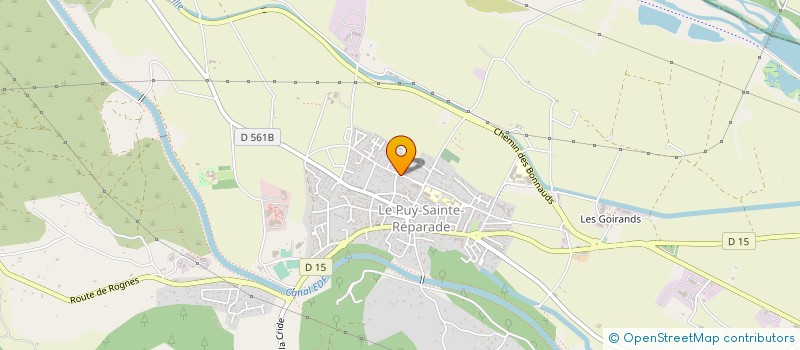 localisation de l'entreprise SCI SDF  LE PUY-SAINTE-REPARADE