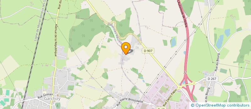 localisation de l'entreprise SCI SDF  VARENNES VAUZELLES