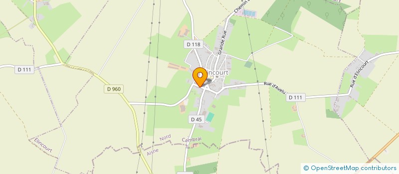 localisation de l'entreprise SCI SDF  ELINCOURT