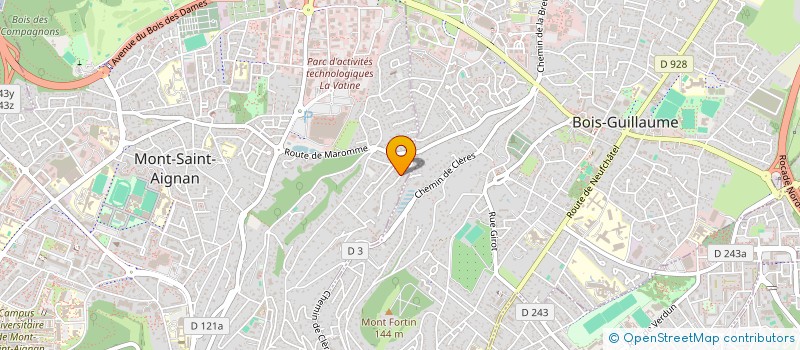 localisation de l'entreprise SCI SDGL  MONT-SAINT-AIGNAN