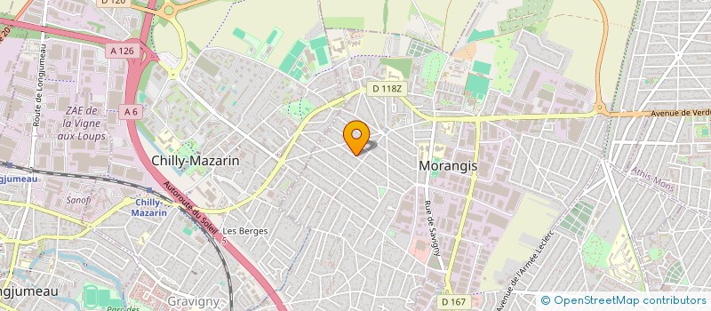 localisation de l'entreprise SCI SDI  MORANGIS