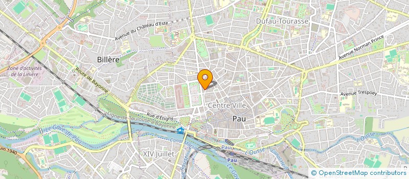 localisation de l'entreprise SCI SDJ à PAU