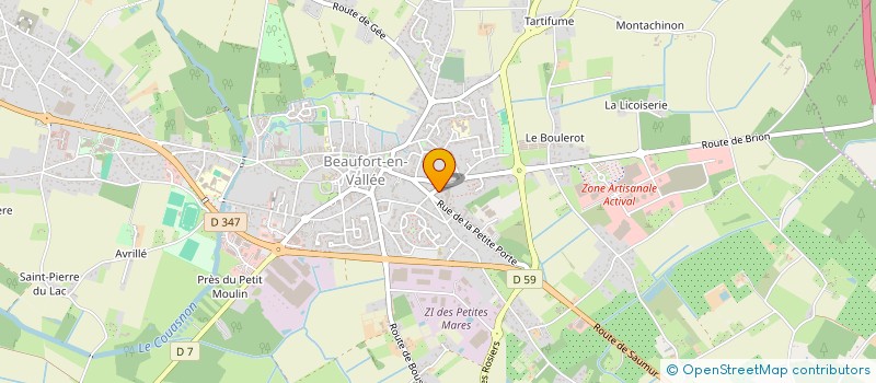 localisation de l'entreprise SCI SDJ IMMO à BRISSAC LOIRE AUBANCE