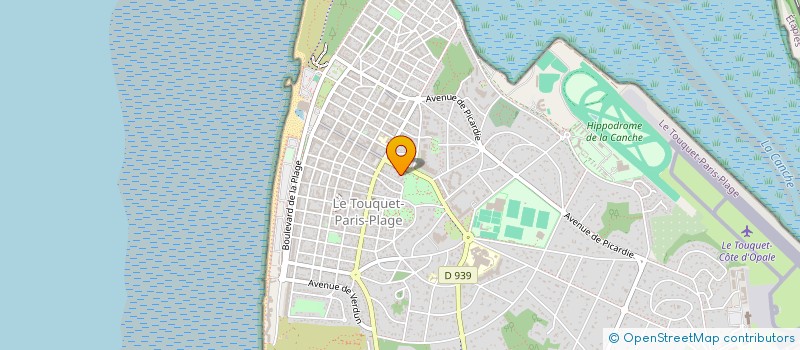 localisation de l'entreprise SCI SDJD à LE TOUQUET-PARIS-PLAGE