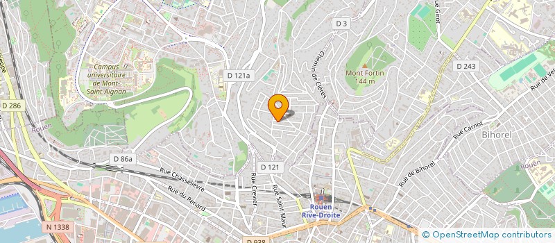 localisation de l'entreprise SCI SDL  MONT-SAINT-AIGNAN