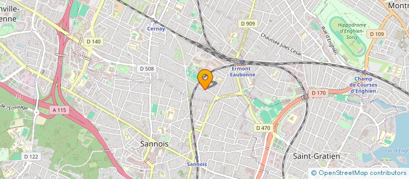 localisation de l'entreprise SCI SDLP à ERMONT