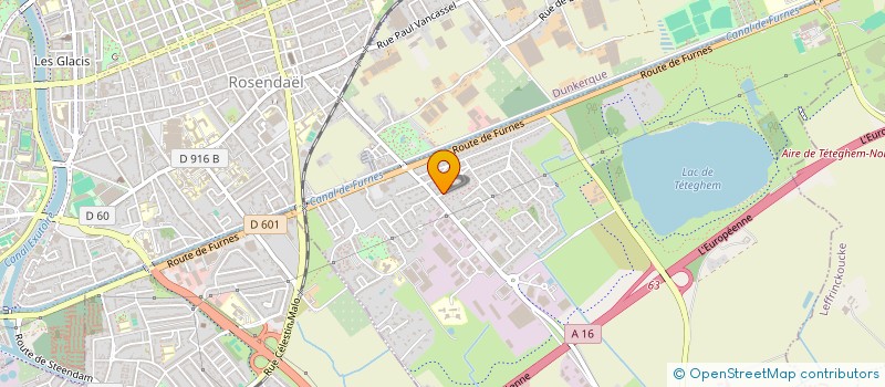 localisation de l'entreprise SCI SDMM  TETEGHEM-COUDEKERQUE-VILLAGE