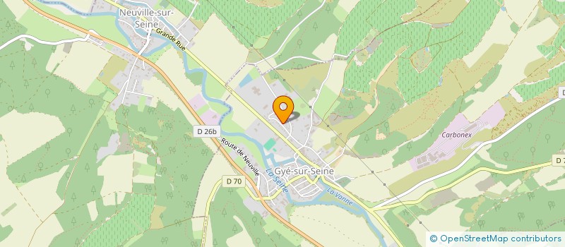 localisation de l'entreprise SCI SDP  GYE-SUR-SEINE