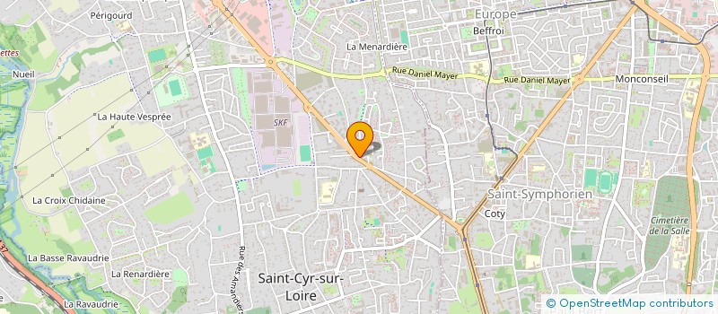 localisation de l'entreprise SCI SDPM  SAINT-CYR-SUR-LOIRE