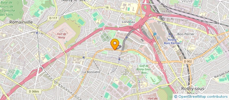 localisation de l'entreprise SCI SDS à NOISY-LE-SEC