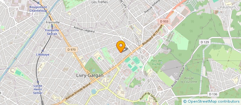 localisation de l'entreprise SCI SDS 94 à LIVRY-GARGAN
