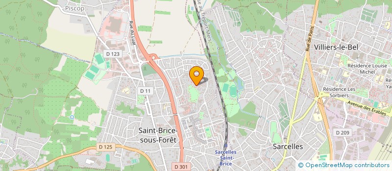 localisation de l'entreprise SCI SDSC à SAINT-BRICE-SOUS-FORET