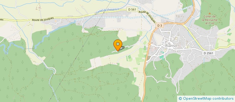 localisation de l'entreprise SCI SDSG  RIANS