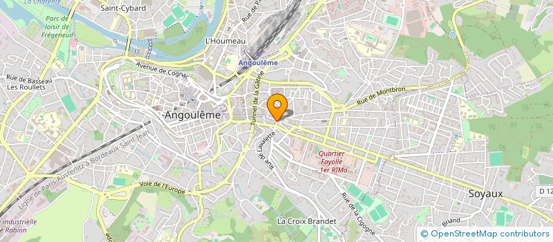 localisation de l'entreprise SCI SDTR à ANGOULEME