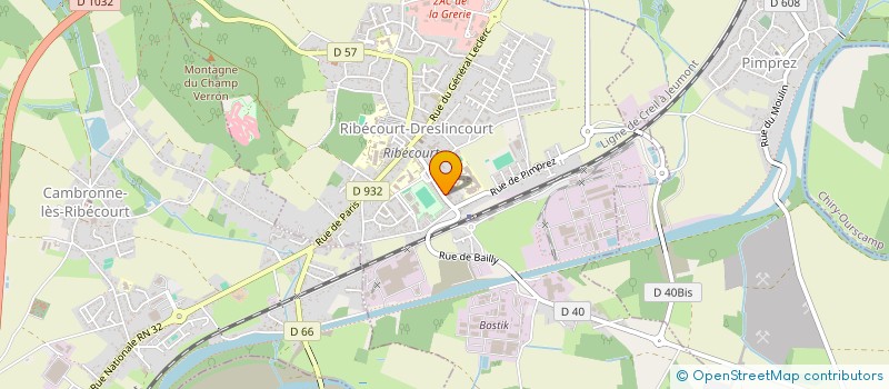 localisation de l'entreprise SCI SDUCACH  RIBECOURT-DRESLINCOURT