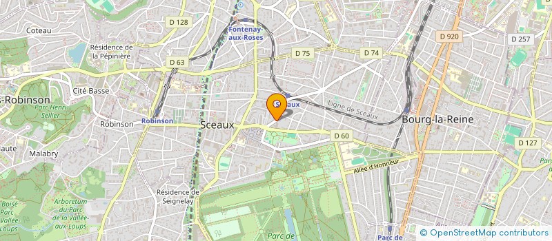 localisation de l'entreprise SCI SDV IMMO à SCEAUX