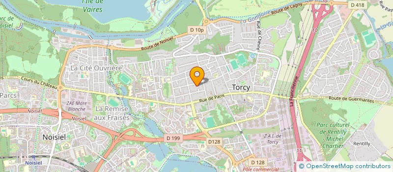 localisation de l'entreprise SCI SDVR  TORCY