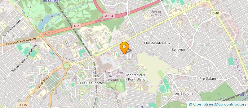 localisation de l'entreprise SCI SDZA à VILLEPINTE