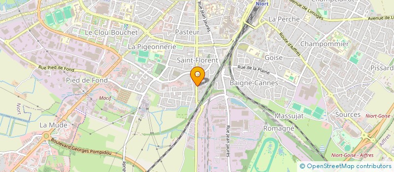 localisation de l'entreprise SCI SE à NIORT
