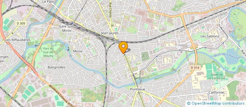 localisation de l'entreprise SCI SE  LE MANS