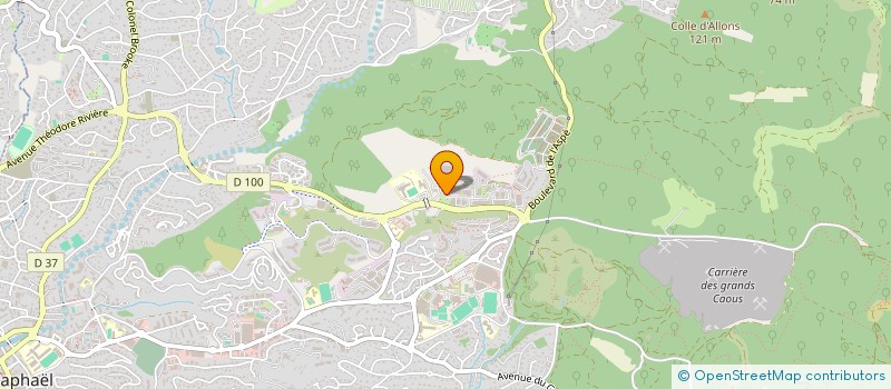 localisation de l'entreprise SCI SE  SAINT-RAPHAEL