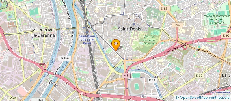 localisation de l'entreprise SCI SE CHALOPIN  SAINT-DENIS