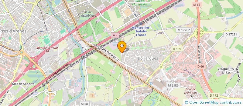 localisation de l'entreprise SCI SE LAU JER à LATTES