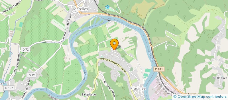 localisation de l'entreprise SCI SE2M  PRADINES