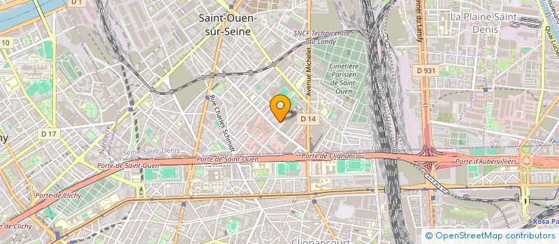 localisation de l'entreprise SCI SEA à SAINT-OUEN-SUR-SEINE