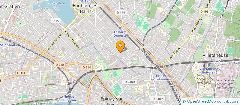 localisation de l'entreprise SCI SEABA  DEUIL-LA-BARRE