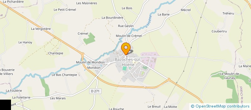 localisation de l'entreprise SCI SEABORD IMMO à BAZOCHES-SUR-HOENE