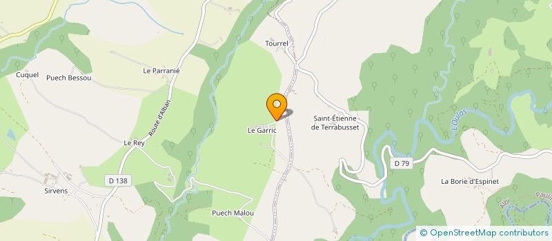 localisation de l'entreprise SCI SEAD  TEILLET