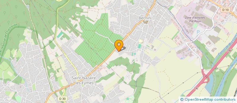 localisation de l'entreprise SCI SEAL  BERNIN