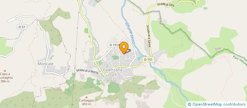 localisation de l'entreprise SCI SEAL  CALENZANA