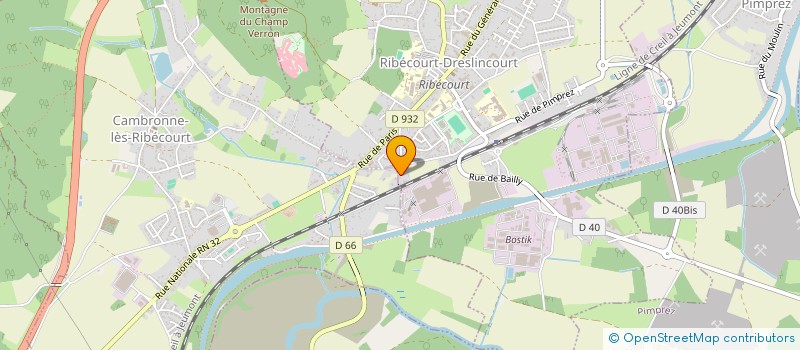 localisation de l'entreprise SCI SEAL  RIBECOURT-DRESLINCOURT