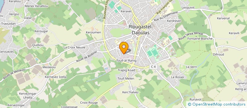 localisation de l'entreprise SCI SEALAND  PLOUGASTEL-DAOULAS