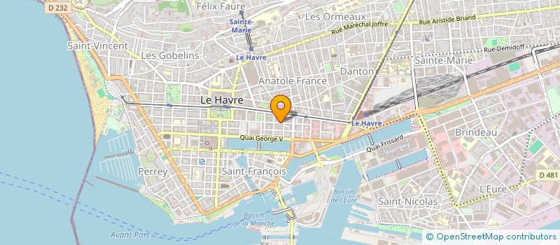 localisation de l'entreprise SCI SEAOTR à LE HAVRE