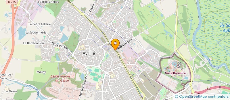 localisation de l'entreprise SCI SEAR à AVRILLE